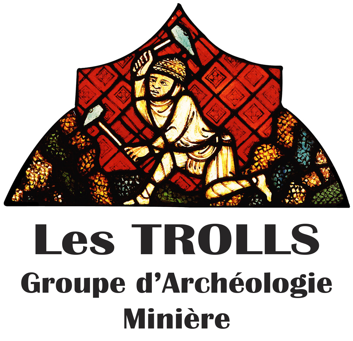 Logo les trolls - groupe d'archéologie minière